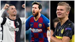 De infarto con Messi, Haaland y Cristiano Ronaldo: así va la lucha por la Bota de Oro 2019-20