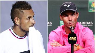 No respeta a nadie: Kyrgios se va contra Rafael Nadal e insultó a un árbitro del Masters de Miami [VIDEO]