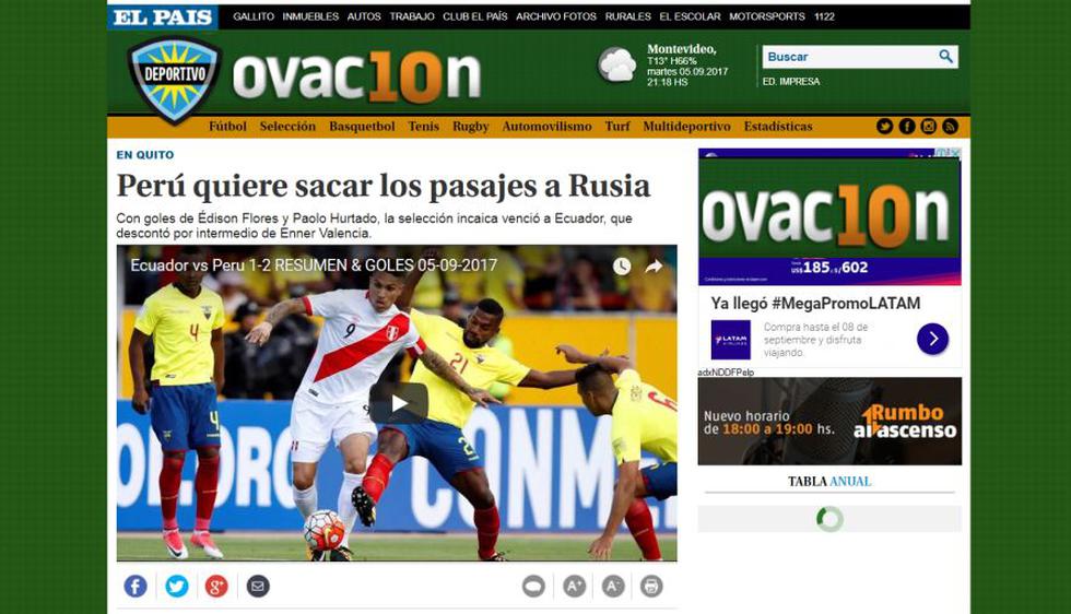Selección Peruana: así informó la prensa extranjera la victoria de Perú ante Ecuador
