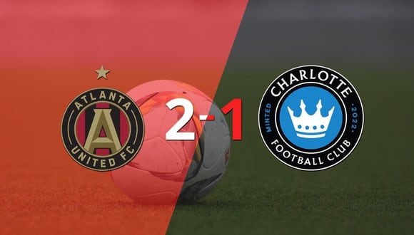 Atlanta United consiguió una victoria en casa por 2 a 1 ante Charlotte FC