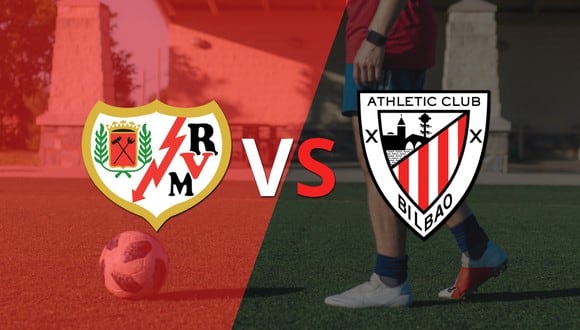 Termina el primer tiempo con una victoria para Athletic Bilbao vs Rayo Vallecano por 1-0
