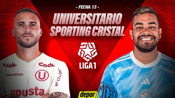 Universitario y Sporting Cristal juegan por la fecha 13 del Torneo Apertura 2023. (Video: Universitario)