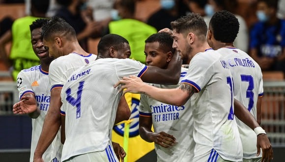 Real Madrid venció al Inter por la Champions League, en la primera fecha del Grupo D. (Foto: AFP).