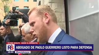 Selección Peruana: ¿qué dijo el abogado de Paolo Guerrero al llegar a Lima? [VIDEO]
