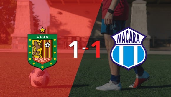 Deportivo Cuenca y Macará se reparten los puntos y empatan 1-1