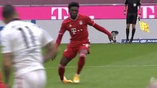 ¡Qué dolor! Alphonso Davies y la dolorosa lesión que lo sacó del partido de Bayern Múnich a los tres minutos [VIDEO]