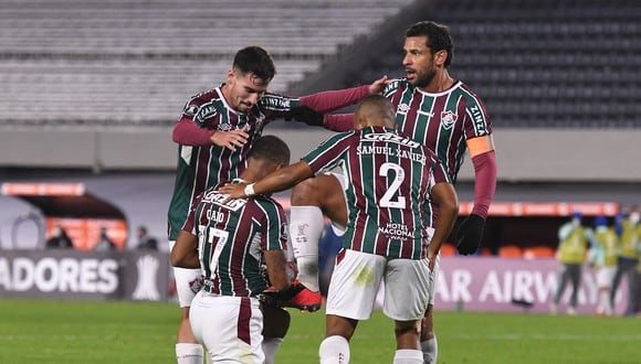 Nené marcó el segundo gol de Fluminense. (Foto: Conmebol)