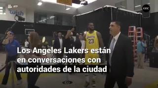 Los Ángeles Lakers quieren regresar pronto a los entrenamientos