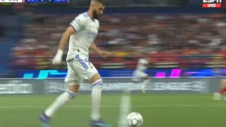 Elegancia en Francia: el taco de lujo de Karim Benzema en el Real Madrid vs. Liverpool [VIDEO]