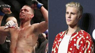 Nate Diaz hizo las paces con Justin Bieber tras pelea por Conor McGregor
