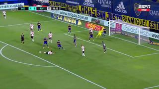 Se salva Boca: el tiro al palo de Jorge Carrascal que pudo ser el 1-1 de River en La Bombonera [VIDEO]