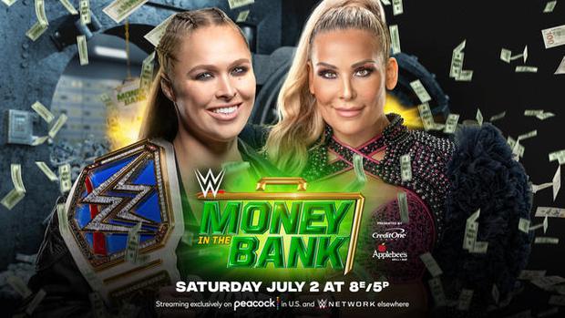 Afiche oficial de la pelea entre Ronda Rousey y Natalya. (WWE)