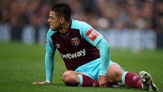 Chicharito Hernández es baja en el West Ham para el reinicio de la Premier League