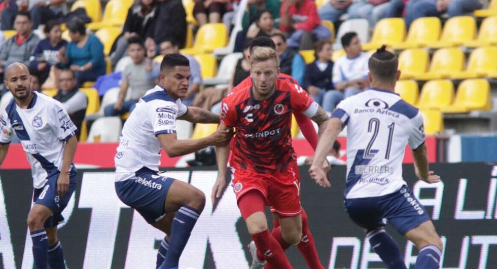 Puebla cayó 2-1 ante Veracruz por la jornada 4 del Apertura 2018 de la Liga MX. (Foto: @ClubTiburones)
