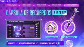 Free Fire: cómo obtener las recompensas del evento Cápsula de Recuerdos