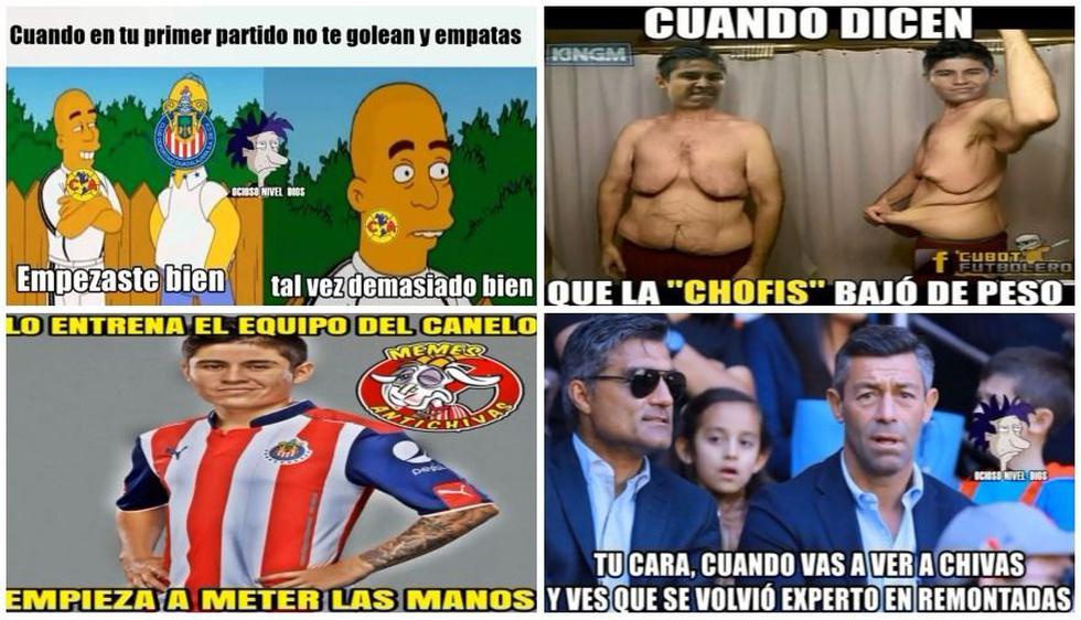 Los memes tras el 1-1 entre Chivas de Guadalajara y Toluca por Liga MX (Fotos: Facebook).