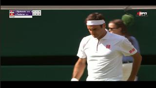 ¡No lo vio venir! El poderoso saque de Roger Federer en el tercer set que Novak Djokovic no pudo controlar [VIDEO]