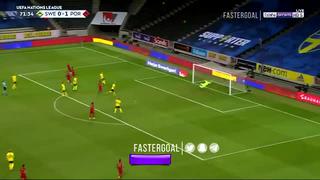 ¡Que loco que estás Cristiano! Espectacular golazo de ‘CR7’ para el 2-0 de Portugal vs. Suecia [VIDEO]