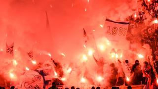 Es viral: bengalas de los Ultras del Marsella opacaron el mosaico del Atlético [VIDEO]