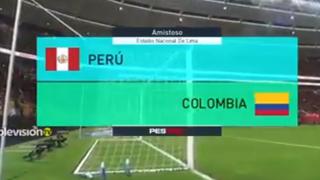 Perú vs. Colombia: así fue la clasificación bicolor en el PES 2017