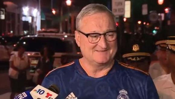 Alcalde de Filadelfia revoluciona las redes apareciendo con camiseta del Real Madrid. (Twitter)