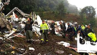 VIDEO: imágenes de rescate del avión estrellado de Chapecoense