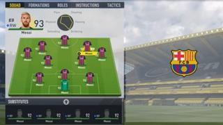 Lionel Messi en FIFA 17: simulan un Barcelona con 25 ‘Leos’ y el resultado es terrible