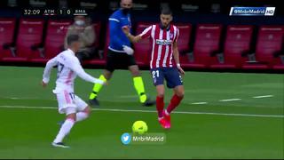 Palmas para Ferreira: el ‘caño’ sobre Lucas Vázquez en el Real Madrid vs. Atlético de Madrid [VIDEO]