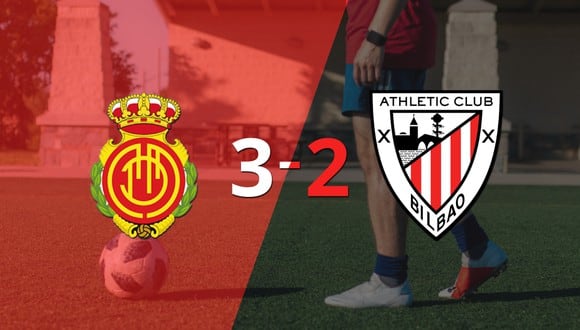 A puro gol, Mallorca se quedó con la victoria frente a Athletic Bilbao por 3 a 2