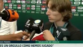 Luka Modric recibió la bicolor como regalo en la final del Mundial Rusia 2018 [VIDEO]