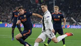 ¡Gracias a Cristiano! Juventus venció a Valencia en Turín por Champions League 2018