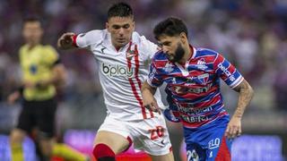 Tablas en Brasil: Estudiantes y Fortaleza empataron 1-1 por octavos de la Copa Libertadores