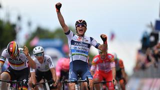 ¡A todo pulmón! Damiano Cima ganó la Etapa 18 del Giro de Italia 2019 rumbo a Santa Maria di Sala