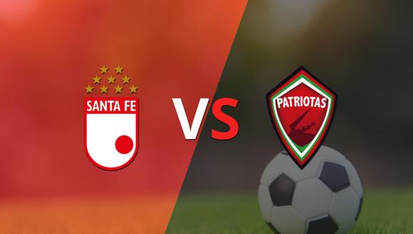 Arrancan las acciones del duelo entre Santa Fe y Patriotas FC