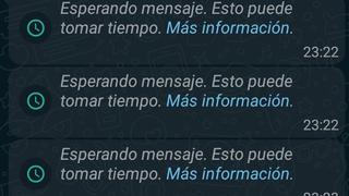 WhatsApp: qué significa “esperando mensaje” y cómo solucionarlo