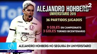Alejandro Hohberg ya no formará parte de Universitario de Deportes