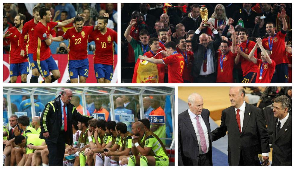 Los momentos más recordados en la era de Vicente del Bosque como entrenador de España (Getty).