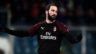 Hora de decir adiós: Higuaín se despidió del Milan para firmar por club de Premier League