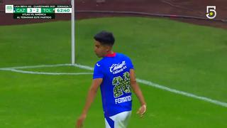 Primer toque de Yotun en el partido y gol de ‘Pol’ Fernández para el 3-2 del Cruz Azul vs. Toluca [VIDEO]