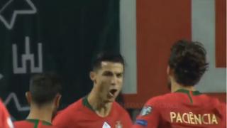 Siempre confía en Cristiano: el gol de Ronaldo para el 1-0 de Portugal ante Lituania rumbo a la Euro 2020