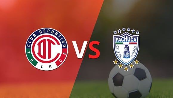 Termina el primer tiempo con una victoria para Pachuca vs Toluca FC por 2-0