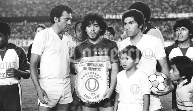 Diego Maradona jugó un partido amistoso contra Universitario en 1981 | Foto: Archivo El Comercio
