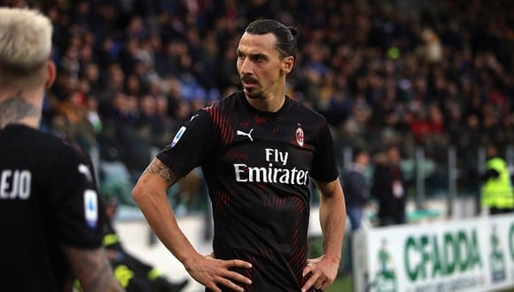 Zlatan Ibrahimovic marcó su primer gol con el AC Milan este sábado ante Cagliari. (Getty)
