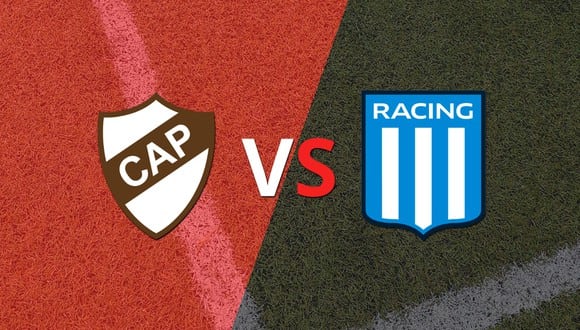 Inicia el partido entre Platense y Racing Club