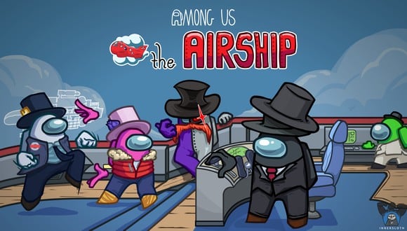 Among Us define la fecha de lanzamiento de The Airship, el nuevo mapa. (Foto: Innersloth)