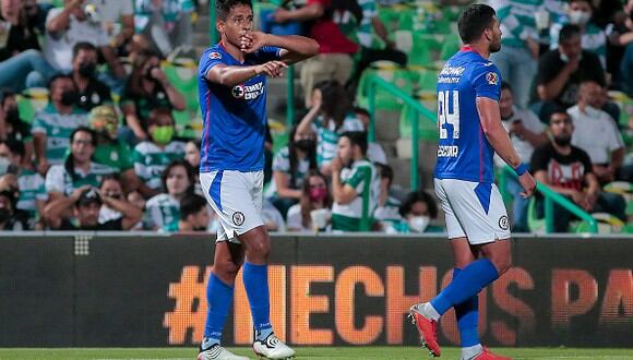 Cruz Azul vs. Santos Laguna se vieron las caras este jueves por la final de la Liga MX 2021 (Getty Images)