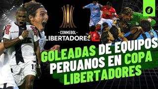 Las goleadas más recordadas de los equipos peruanos en Copa Libertadores