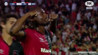 ¿Recordando a ‘Gabigol’? Leal anota el 2-0 de Newell’s ante River y celebra con el mismo festejo del atacante de Flamengo