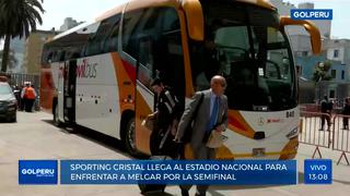 ¡En busca de la hazaña! Sporting Cristal llegó al Estadio Nacional para enfrentar a Melgar [VIDEO]