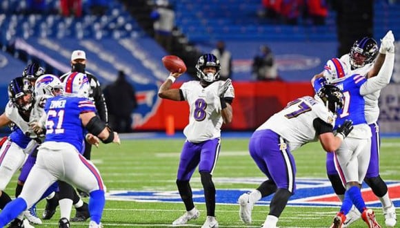 Los Bills derrotaron a los Ravens y estarán en la final de la Conferencia Americana de la NFL. (USA Today Sports)